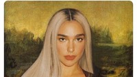 Siapa sih yang tak kenal dengan lukisan Mona Lisa yang dipajang di  Museum Louvre Paris? Ada banyak meme tentangnya, salah satunya yang diplesetkan mirip dengan Dua Lipa, eh tapi kok jadi Dua Lisa ya? Foto: Istimewa