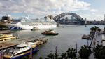 Foto Kapal Pesiar di Sydney yang Batal Berlayar karena Kasus Covid-19