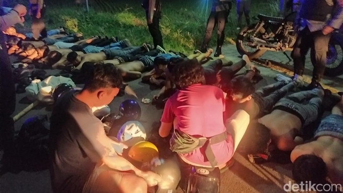 Polisi amankan kelompok bermotor di Majalengka