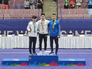 Edgar Xavier Pertahankan Gelar Juara Dunia Wushu