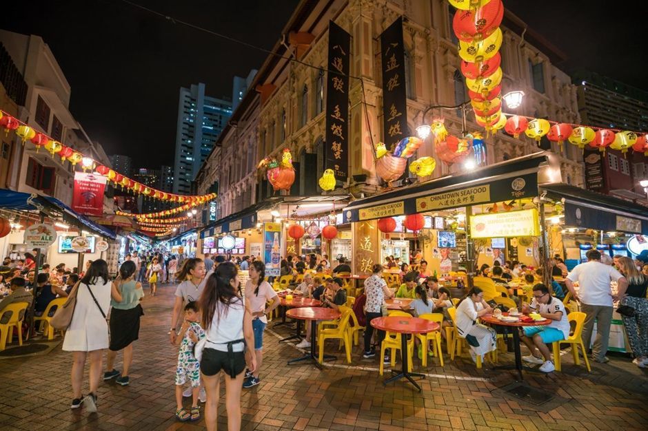 Ilustrasi Chinatown di Singapura