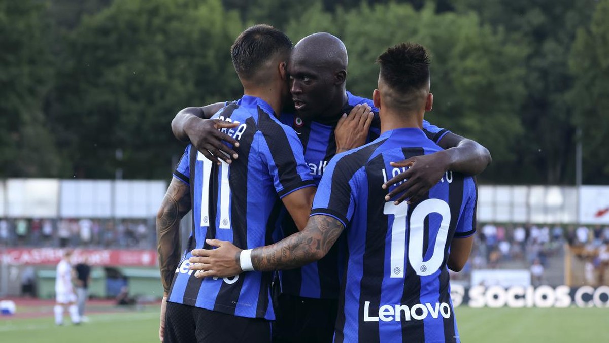 Inter Milan menang 4-1 melawan Lugano. (Foto: Getty Images/Giuseppe Cottini)