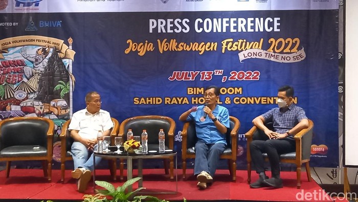 Jumpa pers Jogja Volkswagen Festival (JVWF), Rabu (13/7/2022).