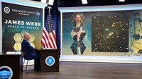 NASA memamerkan foto yang dijepret Teleskop Luar Angkasa James Webb. Penasaran seperti apa hasil foto teleskop termahal dan tercanggih NASA itu? Ini fotonya.