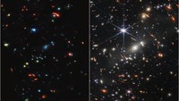 NASA memamerkan foto yang dijepret Teleskop Luar Angkasa James Webb. Penasaran seperti apa hasil foto teleskop termahal dan tercanggih NASA itu? Ini fotonya.