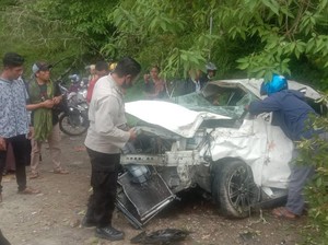 Petaka Mobil Terjun ke Jurang Tewaskan 3 Orang di Lombok