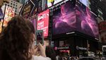 Hasil Jepretan Teleskop James Webb Mejeng di Times Square, New York