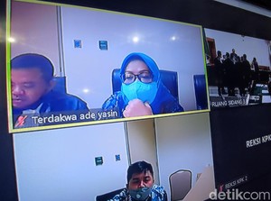 Debat Kusir Warnai Sidang Perdana Bupati Bogor Nonaktif Ade Yasin