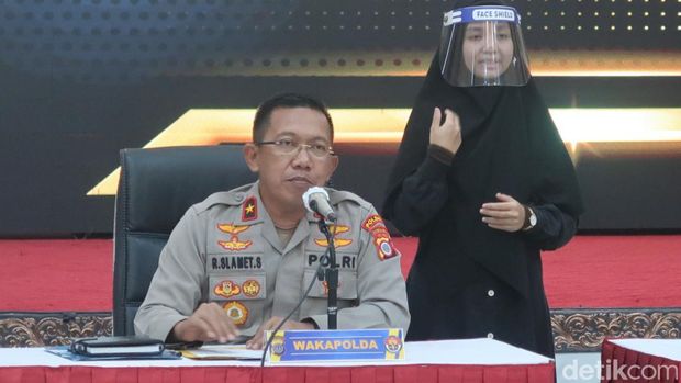Wakapolda DIY Brigjen Pol R Slamet Santoso, Rabu (13/7/2022).