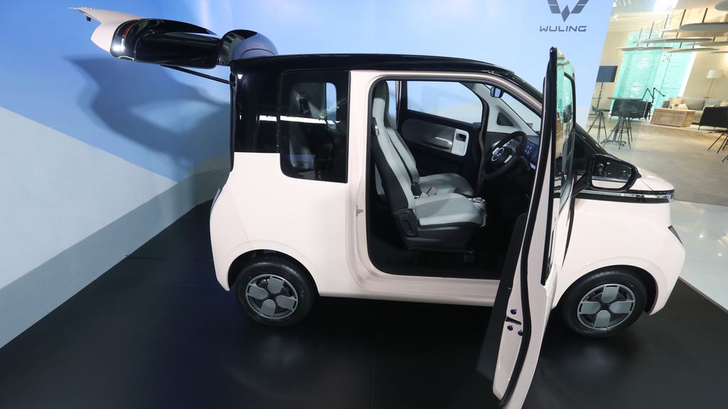 Wuling air Ev (CNBC Indonesia/Andrean Kristianto)