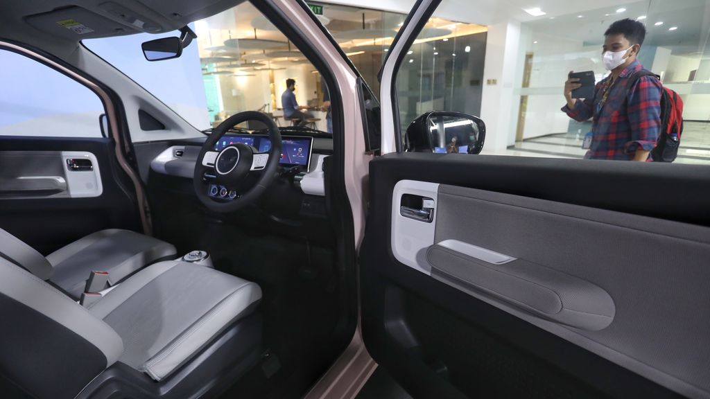 Wuling air Ev (CNBC Indonesia/Andrean Kristianto)