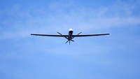Drone Reaper ikut menyemarakkan Bastille Day.