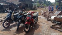 Banjir bandang di Desa Bulumanis Kidul, Kecamatan Margoyoso, Pati, Kamis (14/7/2022). (Foto: Dian Utoro Aji/detikJateng)