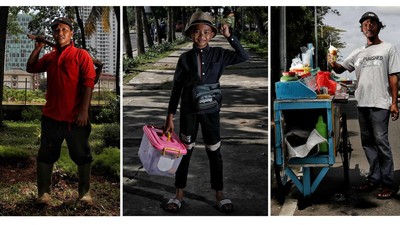 Potret Para Pedagang Keliling yang Masih Bertahan di Ibu Kota