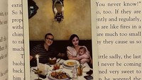 Sebelum isu ini mencuat, Amanda dan Guiddo memiliki keluarga kecil yang begitu hangat. Bersama anaknya, Leith, keluarga kecil ini sempat makan malam bersama dan mengabadikannya melalui sebuah foto polaroid. Foto: Instagram/aamandazahra