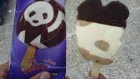 Beli es krim bentuk panda, setelah dibuka bentuknya tak karuan dan pandanya menghilang! Foto: Site News/9Gag