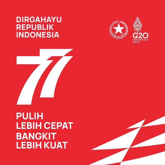 Logo HUT RI ke 77 Tahun 2022: Tema, Makna, Cara Penggunaan
