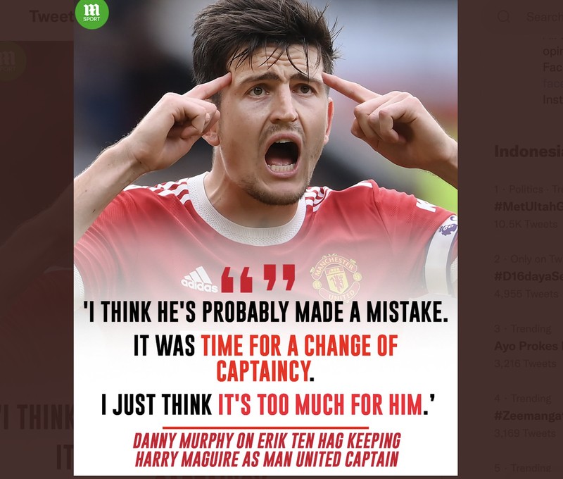 Meme Harry Maguire kapten