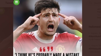 Mantan pemain timnas Inggris, Danny Murphy menilai Ten Hag salah mengangkat Maguire jadi kapten lagi. Ini waktunya untuk mengganti kapten, katanya. Foto: Twitter