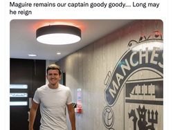 Meme Kocak Harry Maguire Jadi Kapten MU Lagi