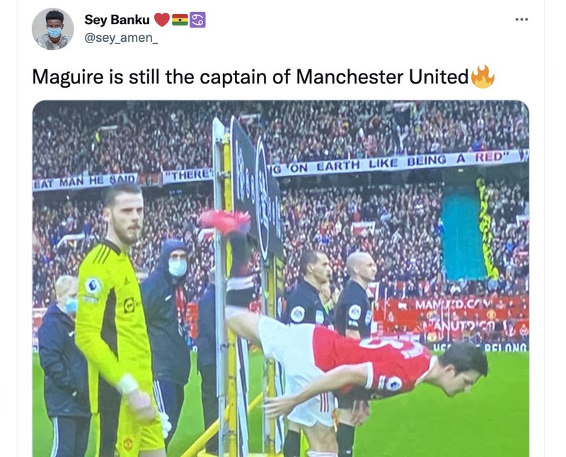 Meme Harry Maguire kapten