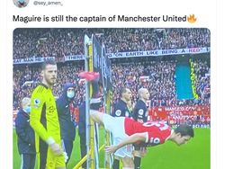 Meme Kocak Harry Maguire Jadi Kapten MU Lagi