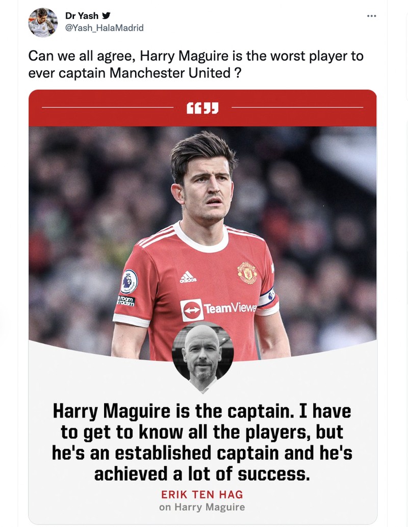 Meme Harry Maguire kapten