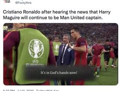 Meme Kocak Harry Maguire Jadi Kapten MU Lagi