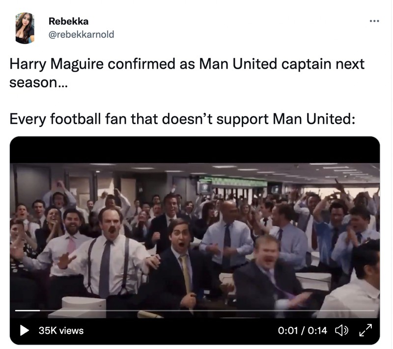 Meme Harry Maguire kapten