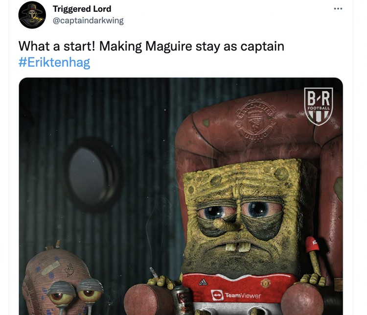 Meme Harry Maguire kapten