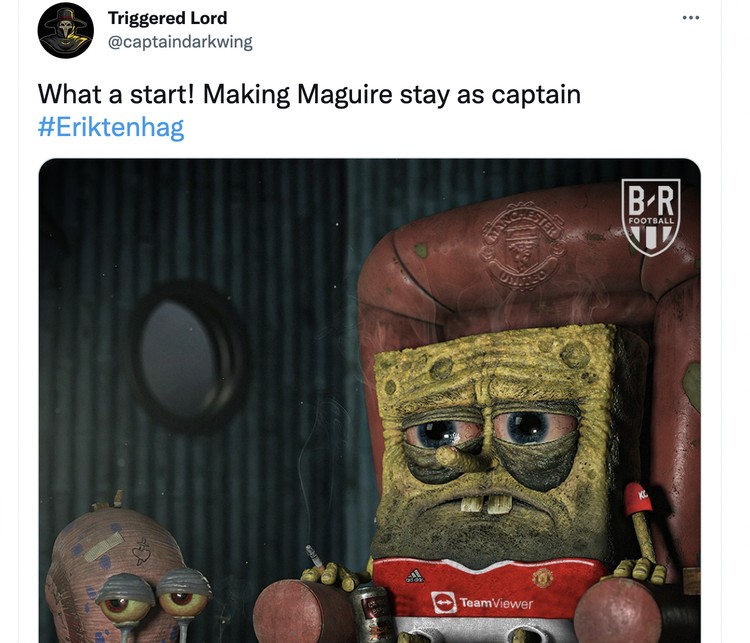 Meme Harry Maguire kapten Meme Harry Maguire kapten