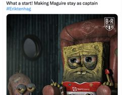 Meme Kocak Harry Maguire Jadi Kapten MU Lagi