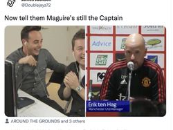 Meme Kocak Harry Maguire Jadi Kapten MU Lagi