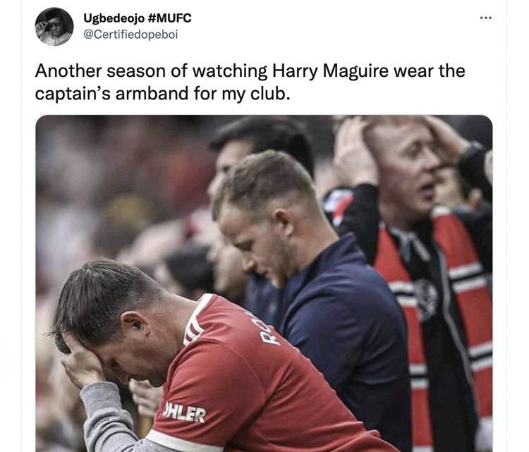 Meme Harry Maguire kapten