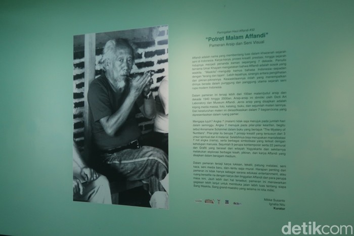 Museum Affandi menggelar Pemeran Potret Malam Affandi, Kamis (14/7/2022).