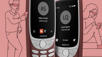 Layar Nokia 8210 reborn sudah berwarna 2,8 inch QVGA 240 x 320 pixel dan baterainya tetap bisa diganti seperti masa dahulu. Foto: HMD Global