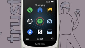 Tampilan user interface-nya lebih modern dan bisa mengakses berbagai aplikasi penting. Foto: HMD Global