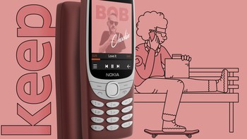 Ada aplikasi pemutar musik dan FM Radio. Ponsel ini bisa diisi microSD sampai 32 GB. Foto: HMD Global