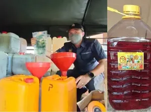 Oplosan! Di Malaysia Beredar Minyak Goreng Campur Minyak Doa