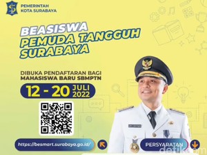 Pemkot Surabaya Buka Pendaftaran Beasiswa bagi Calon Mahasiswa Baru