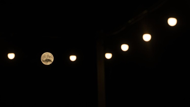 Potret Bulan Purnama Rusa di Yunani-Italia yang Memanjakan Mata Bulan purnama Rusa terlihat di langit sejumlah negara dunia. Pemandangannya bikin terpana siapa saja yang melihatnya. Tak percaya? Ini fotonya.