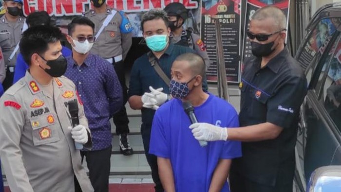 Rilis kasus pencurian mobil di Mapolres Boyolali, Kamis (14/7/2022).