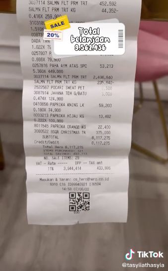 Tasyi Athasyia belanja di supermarket habiskan Rp 9,5 juta untuk stok 2 minggu