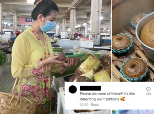 Wanita Malaysia Ini Disangka Orang Indonesia Gegara Berkebaya Sambil Masak