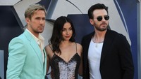 Ryan Gosling, Ana De Armas, dan Chris Evans menghadiri karpet merah World Premiere The Gray Man di Hollywood. (Foto: Getty Images/Albert L. Ortega)