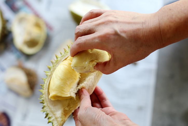 Aroma durian yang tajam