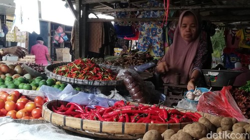 Cabai Rawit paketan yang dijual pedagang lijo atau pedagang eceran