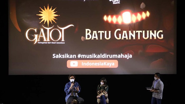 Kala Gatotkaca dan Batu Gantung Dikemas dalam Drama Musikal 2 Kisah rakyat Indonesia yakni Gatotkaca dan Batu Gantung akan ditampilkan drama musikal. Acara ini melibatkan berbagai insan seni tanah air.