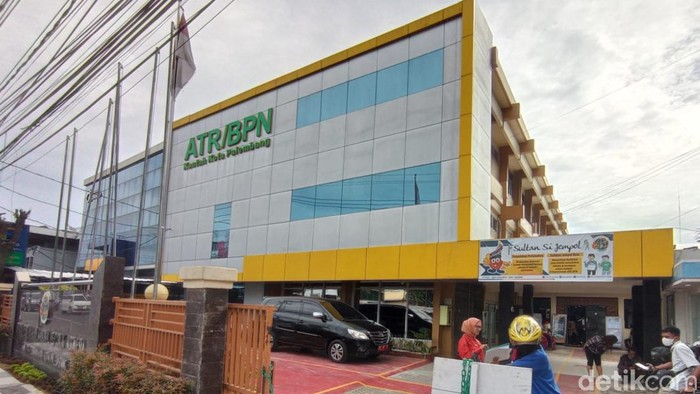 Kantor BPN Kota Palembang. (Prima/detikSumut)