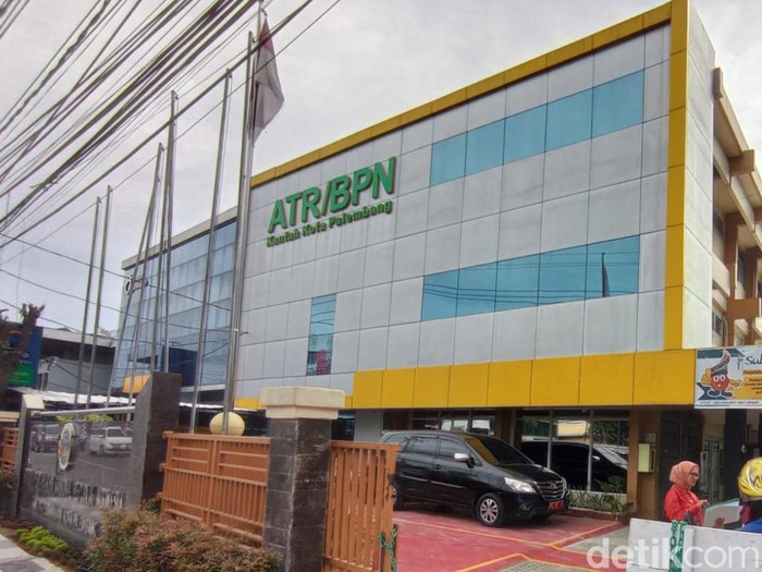 Kantor BPN Kota Palembang. (Prima/detikSumut)